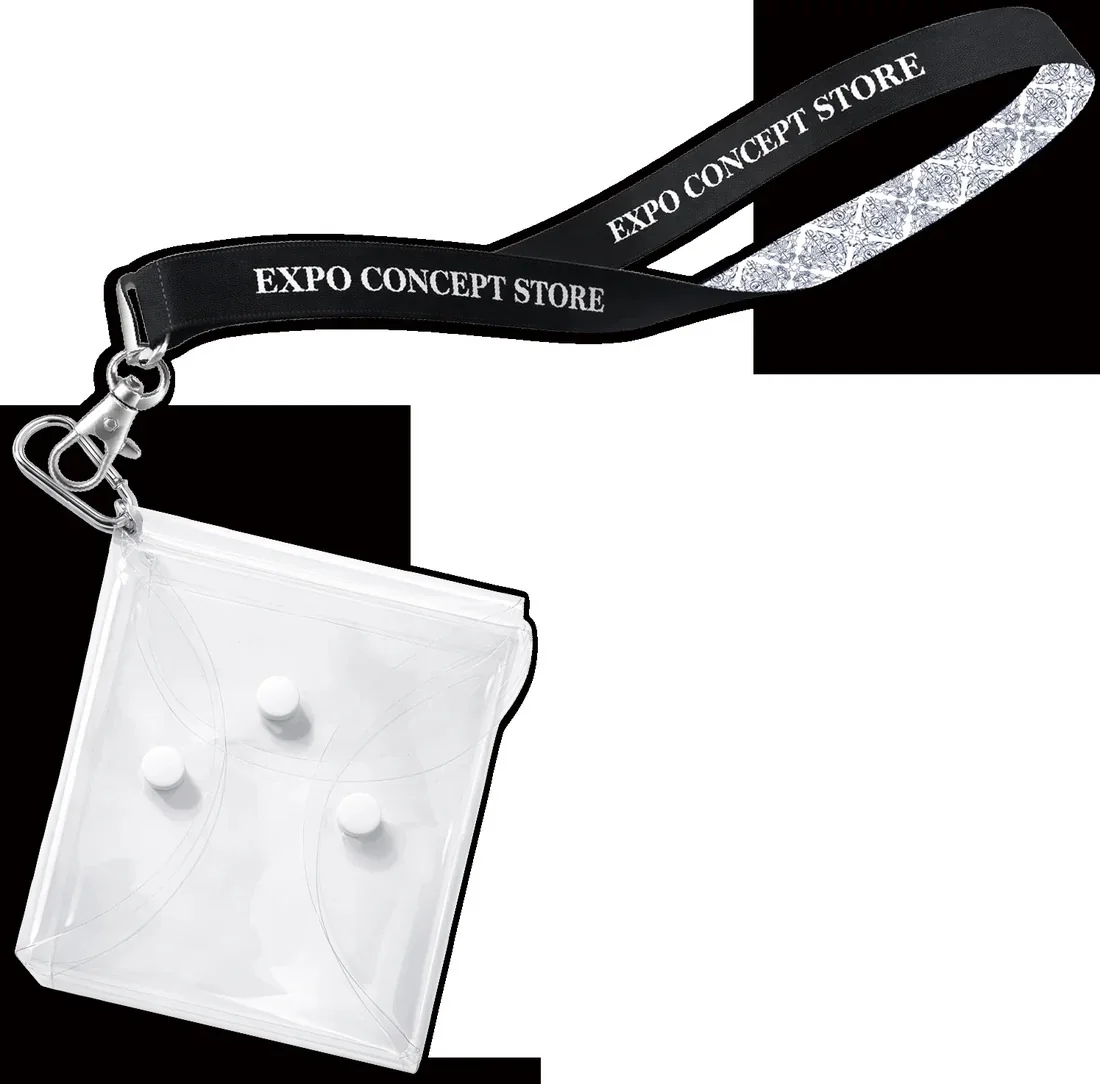 ストラップつきホルダーケースとパスポートのセット